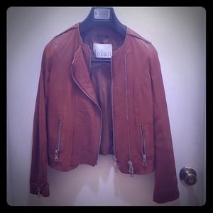 Anthropologie Leather Jacker
